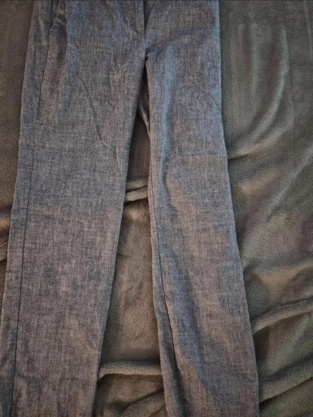 Zara Men's Slim Dress Pants Blue